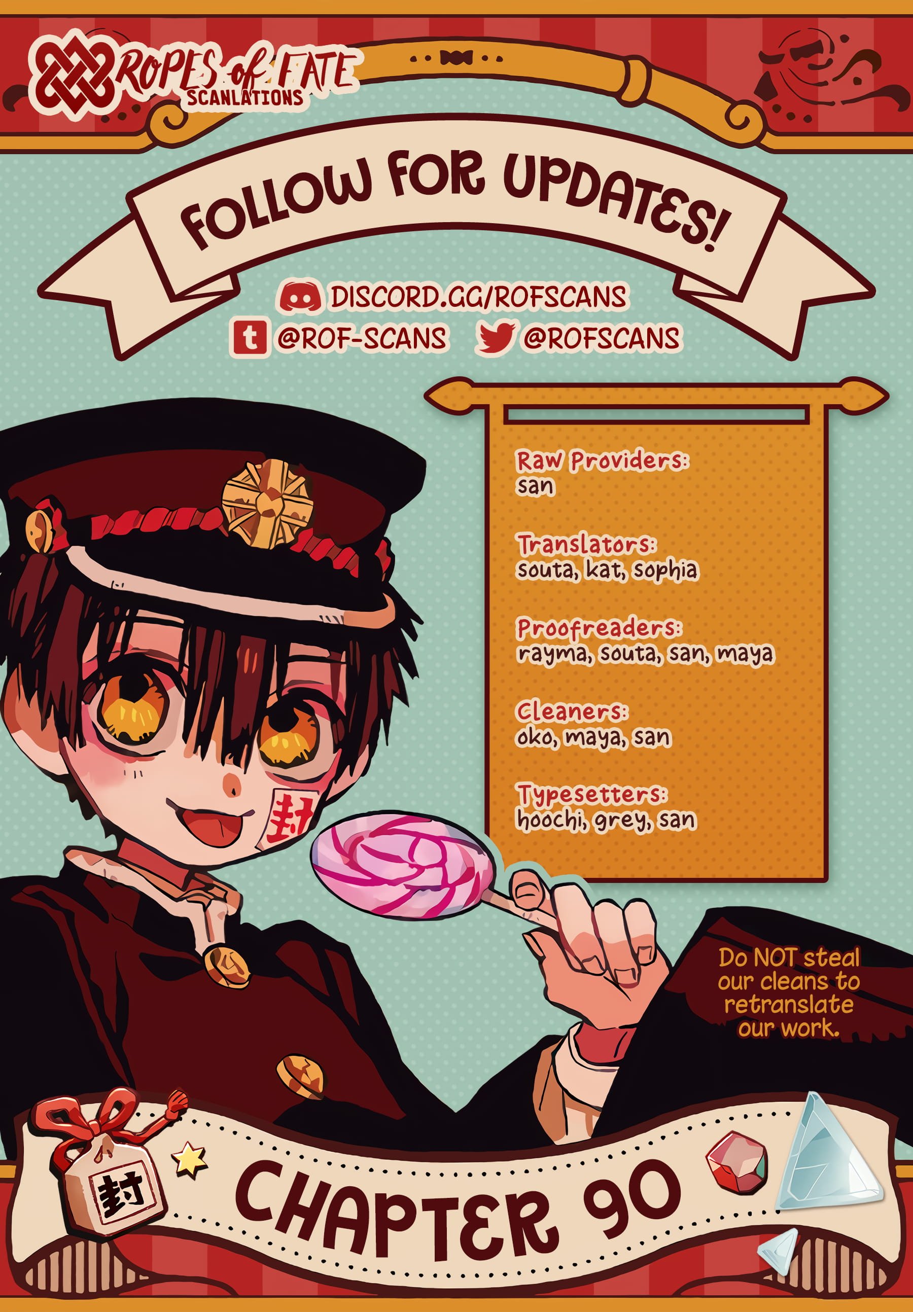 Toilet Bound Hanako Kun, Chapter 90 image 01